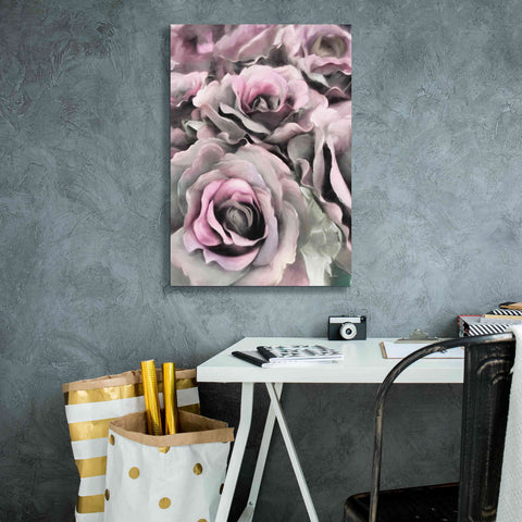 Image of 'Painted Roses' by Lori Deiter, Canvas Wall Art,18 x 26