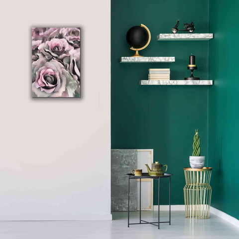 Image of 'Painted Roses' by Lori Deiter, Canvas Wall Art,18 x 26