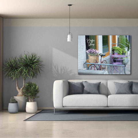Image of 'Coffee Shop Visit' by Lori Deiter, Canvas Wall Art,54 x 40