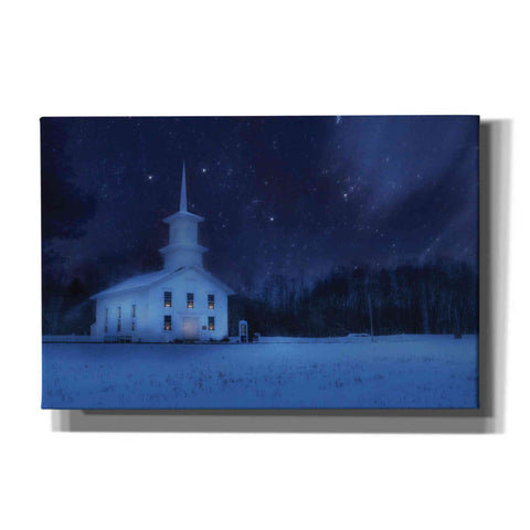 Image of 'Starry Night Church' by Lori Deiter, Canvas Wall Art