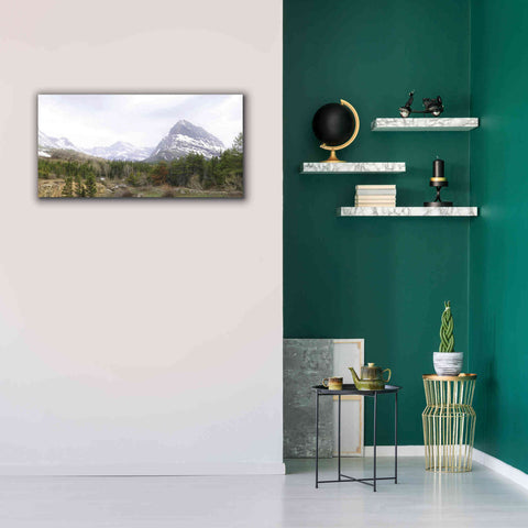 Image of 'Many Glacier Landscape' by Lori Deiter, Canvas Wall Art,40 x 20