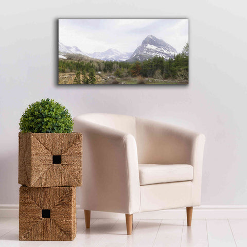 Image of 'Many Glacier Landscape' by Lori Deiter, Canvas Wall Art,40 x 20