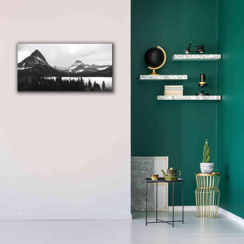 Image of 'Swiftcurrent Lake' by Lori Deiter, Canvas Wall Art,40 x 20