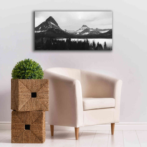 Image of 'Swiftcurrent Lake' by Lori Deiter, Canvas Wall Art,40 x 20