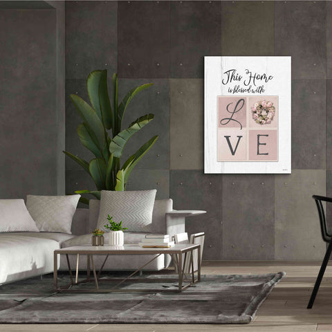 Image of 'This Home is Bless with Love' by Lori Deiter, Canvas Wall Art,40 x 54