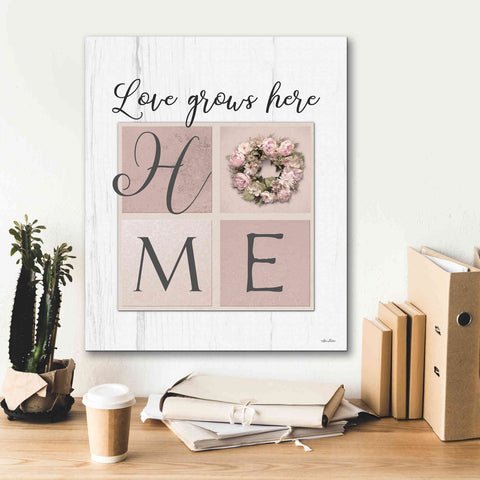 Image of 'Love Grows Here Home' by Lori Deiter, Canvas Wall Art,20 x 24