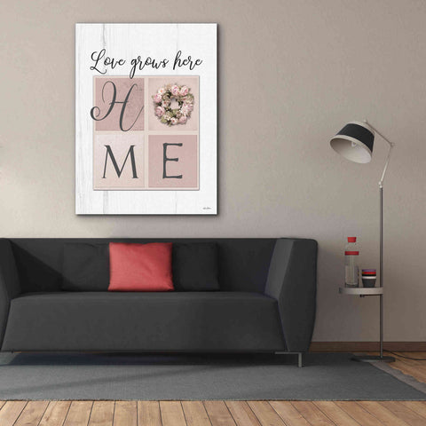 Image of 'Love Grows Here Home' by Lori Deiter, Canvas Wall Art,40 x 54
