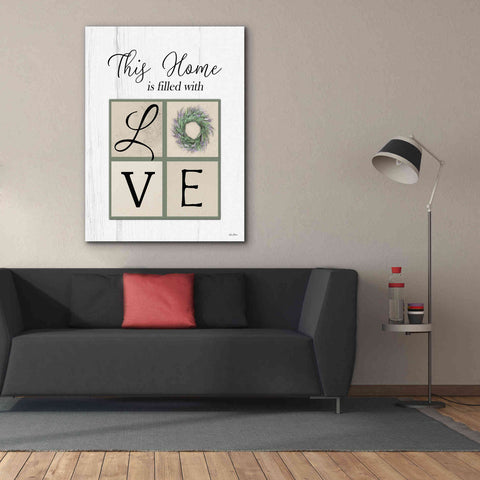 Image of 'This Home is Filled with Love' by Lori Deiter, Canvas Wall Art,40 x 54