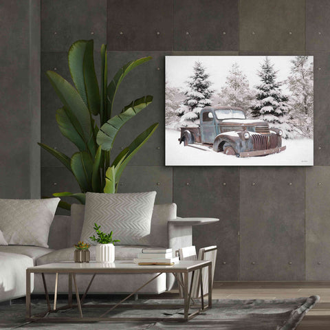 Image of 'Chevy at the Tree Farm' by Lori Deiter, Canvas Wall Art,54 x 40
