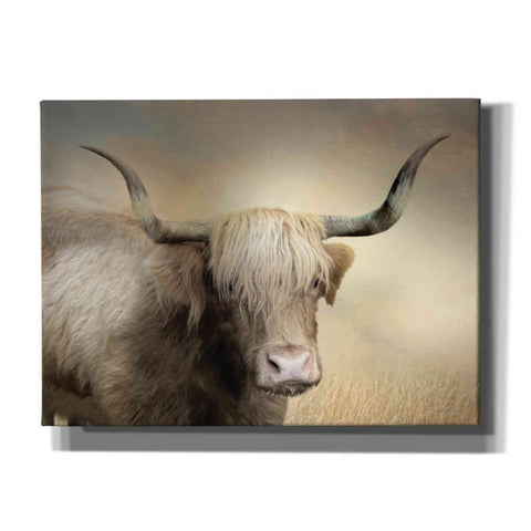 Image of 'Highland Cow in Golden Grass' by Lori Deiter, Canvas Wall Art
