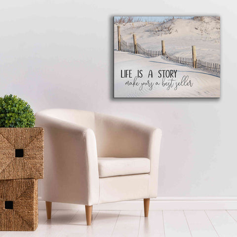 Image of 'Life is a Story' by Lori Deiter, Canvas Wall Art,34 x 26
