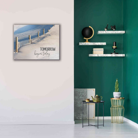 Image of 'Tomorrow Begins Today' by Lori Deiter, Canvas Wall Art,34 x 26