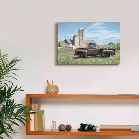 Image of 'Annville Summer Fields' by Lori Deiter, Canvas Wall Art,18 x 12