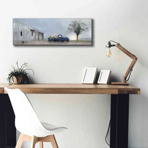 Image of 'Jonestown Barn' by Lori Deiter, Canvas Wall Art,36 x 12