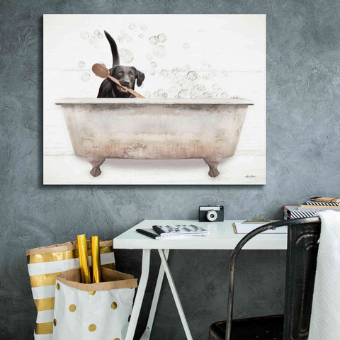 Image of 'Scrubbing Bubbles' by Lori Deiter, Canvas Wall Art,34 x 26
