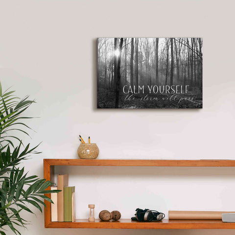 Image of 'Calm Yourself' by Lori Deiter, Canvas Wall Art,18 x 12