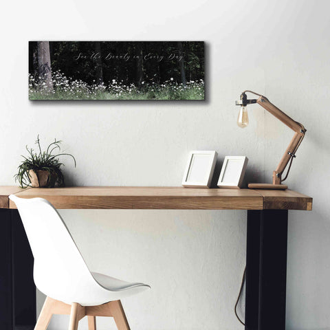 Image of 'See the Beauty in Every Day' by Lori Deiter, Canvas Wall Art,36 x 12