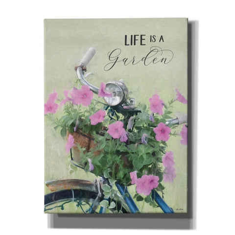 Image of 'Life is a Garden' by Lori Deiter, Canvas Wall Art
