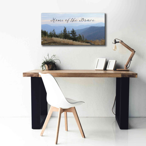 Image of 'Home of the Brave' by Lori Deiter, Canvas Wall Art,40 x 20