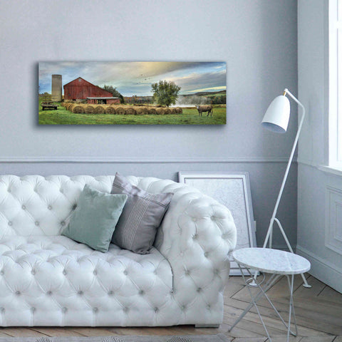 Image of 'Hay Harvest' by Lori Deiter, Canvas Wall Art,60 x 20