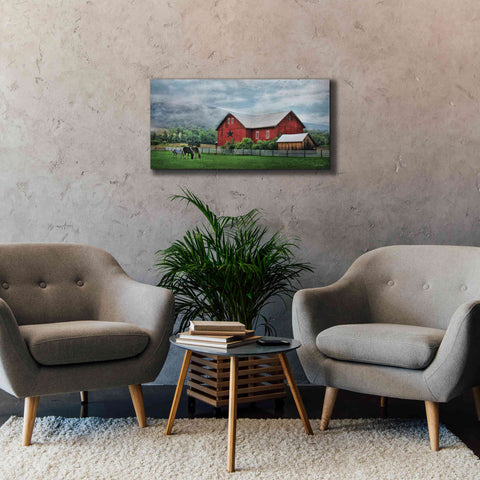 Image of 'Grazin' Time' by Lori Deiter, Canvas Wall Art,40 x 20