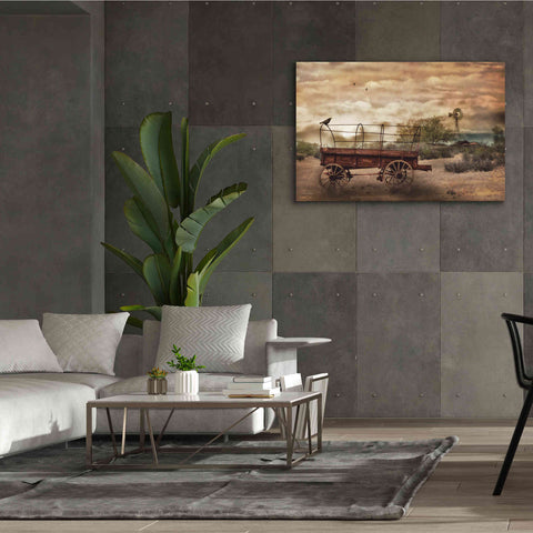 Image of 'Desert Wagon' by Lori Deiter, Canvas Wall Art,60 x 40