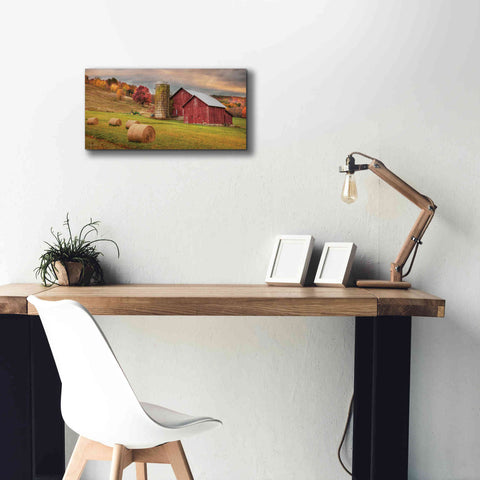 Image of 'Autumn Breeze' by Lori Deiter, Canvas Wall Art,24 x 12