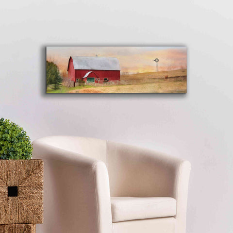 Image of 'Horse Farm' by Lori Deiter, Canvas Wall Art,36 x 12