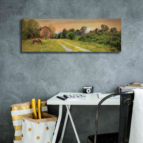 Image of 'Good Grazing' by Lori Deiter, Canvas Wall Art,36 x 12