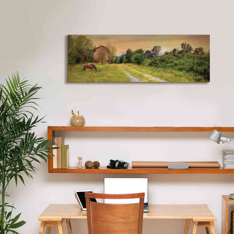 Image of 'Good Grazing' by Lori Deiter, Canvas Wall Art,36 x 12