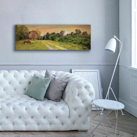 Image of 'Good Grazing' by Lori Deiter, Canvas Wall Art,60 x 20