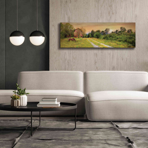 Image of 'Good Grazing' by Lori Deiter, Canvas Wall Art,60 x 20