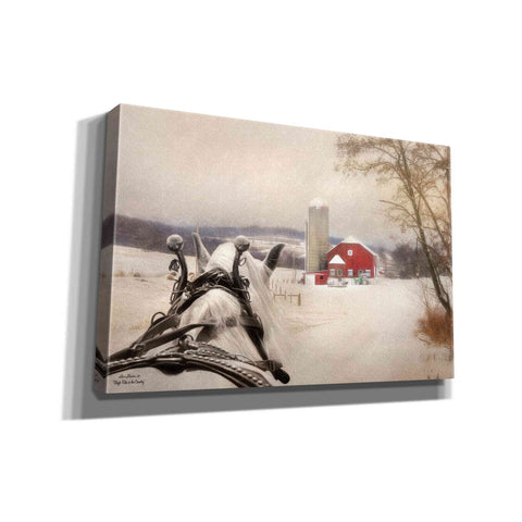 Image of 'Sleigh Ride in the Country' by Lori Deiter, Canvas Wall Art