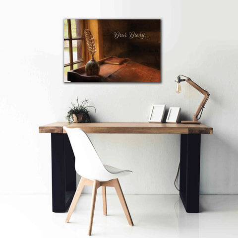 Image of 'Dear Diary' by Lori Deiter, Canvas Wall Art,40 x 26