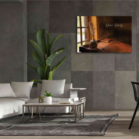Image of 'Dear Diary' by Lori Deiter, Canvas Wall Art,60 x 40