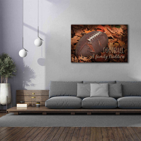 Image of 'Football - A Family Tradition' by Lori Deiter, Canvas Wall Art,60 x 40