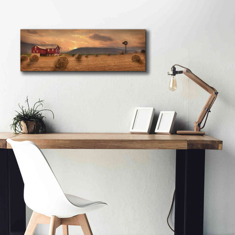 Image of 'Workin' the Farm' by Lori Deiter, Canvas Wall Art,36 x 12