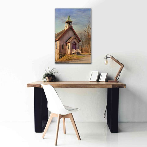 Image of 'Eckley St. James Church' by Lori Deiter, Canvas Wall Art,26 x 40