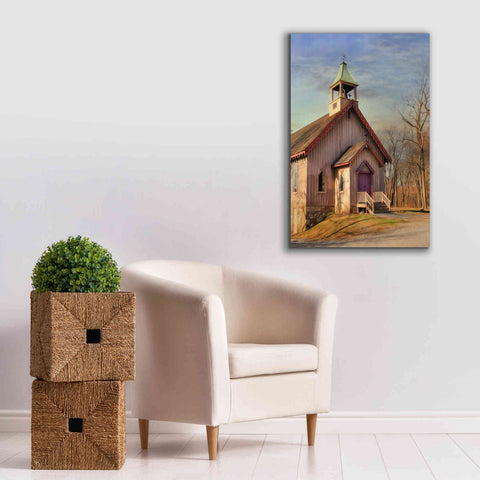 Image of 'Eckley St. James Church' by Lori Deiter, Canvas Wall Art,26 x 40
