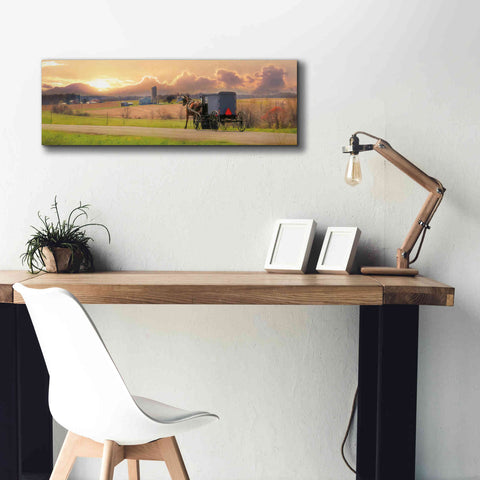 Image of 'Evening Cruise' by Lori Deiter, Canvas Wall Art,36 x 12