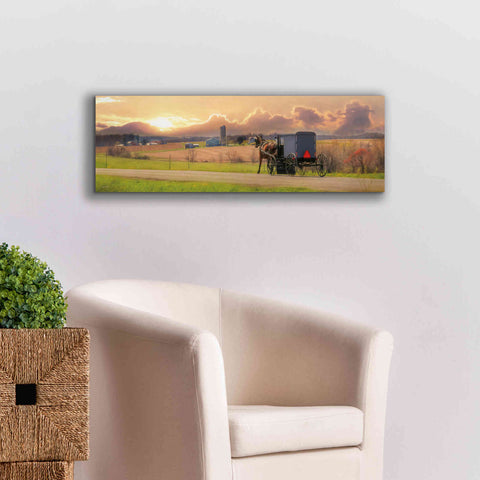 Image of 'Evening Cruise' by Lori Deiter, Canvas Wall Art,36 x 12