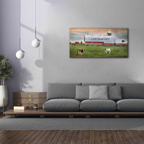 Image of 'Farm Sweet Farm' by Lori Deiter, Canvas Wall Art,60 x 30