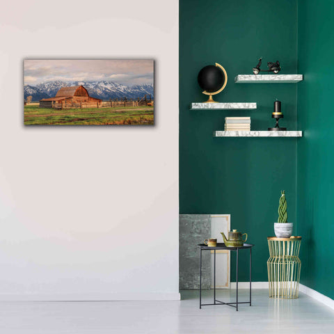 Image of 'Mormon Row II' by Lori Deiter, Canvas Wall Art,40 x 20