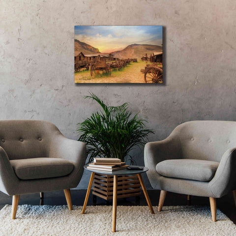 Image of 'Old Trail Town' by Lori Deiter, Canvas Wall Art,40 x 26