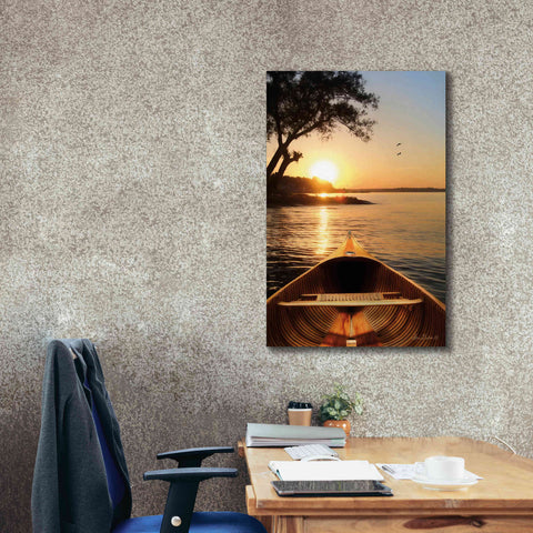 Image of 'Sunset on the Lake I' by Lori Deiter, Canvas Wall Art,26 x 40