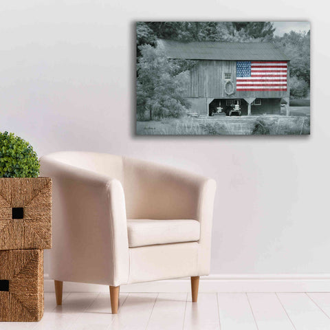 Image of 'Patriotic Farm I' by Lori Deiter Canvas Wall Art,40 x 26