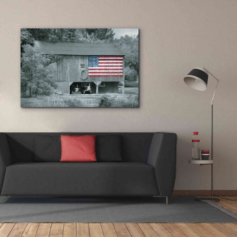 Image of 'Patriotic Farm I' by Lori Deiter Canvas Wall Art,60 x 40