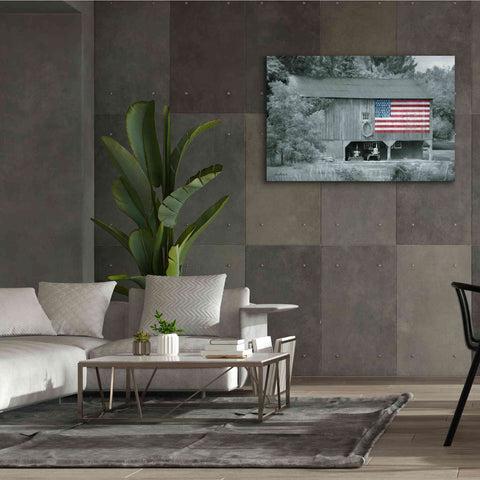 Image of 'Patriotic Farm I' by Lori Deiter Canvas Wall Art,60 x 40