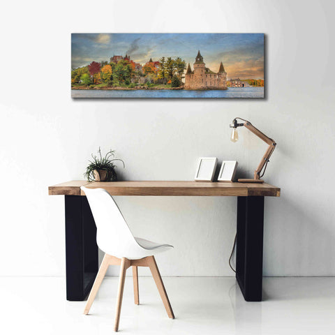 Image of 'Autumn at the Castle' by Lori Deiter Canvas Wall Art,60 x 20