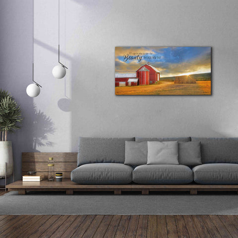 Image of 'The Beauty in Each New Day' by Lori Deiter Canvas Wall Art,60 x 30